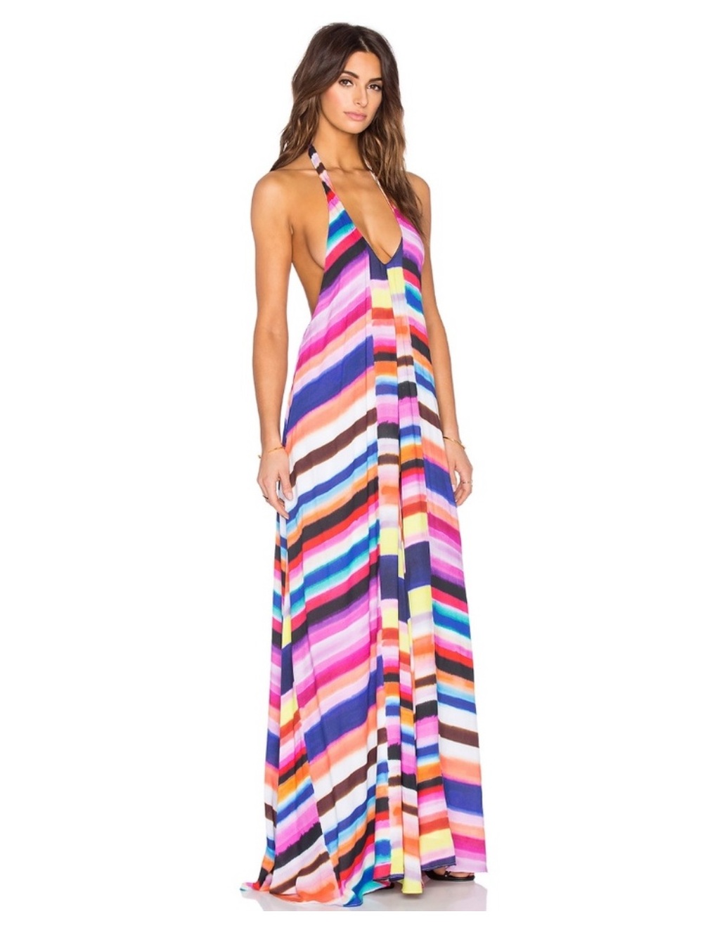 Mara Hoffman Solstice Maxi Dress in
Bubble Gum XS